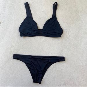 Final price Vitamin A black strap bikini